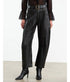Shon Leather Pants - Black
